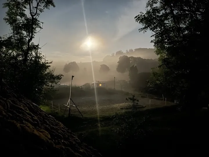 Sonnenaufgang über Gut Steimke